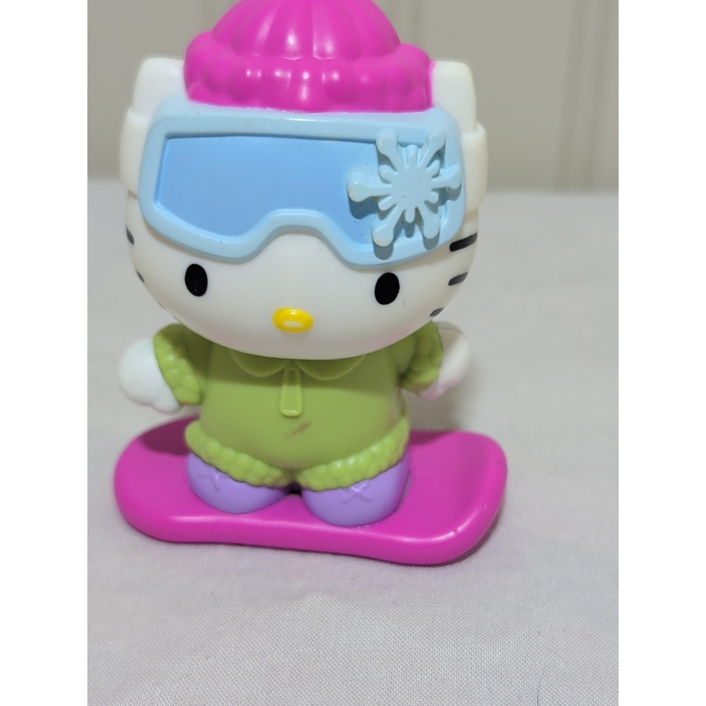 2011 Hello Kitty Snow Boarding Bobble Head #7 McDonald's Happy Meal Sanrio